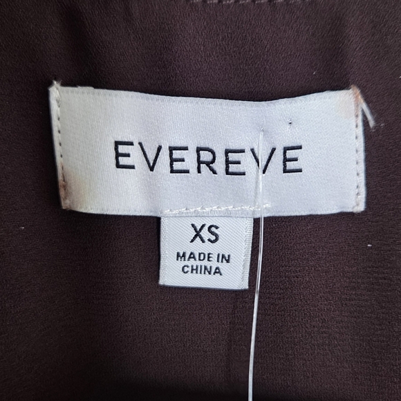 NWT Evereve | Harper Seamed Blouse in Blue Brown Floral Size XS - Picture 4 of 7